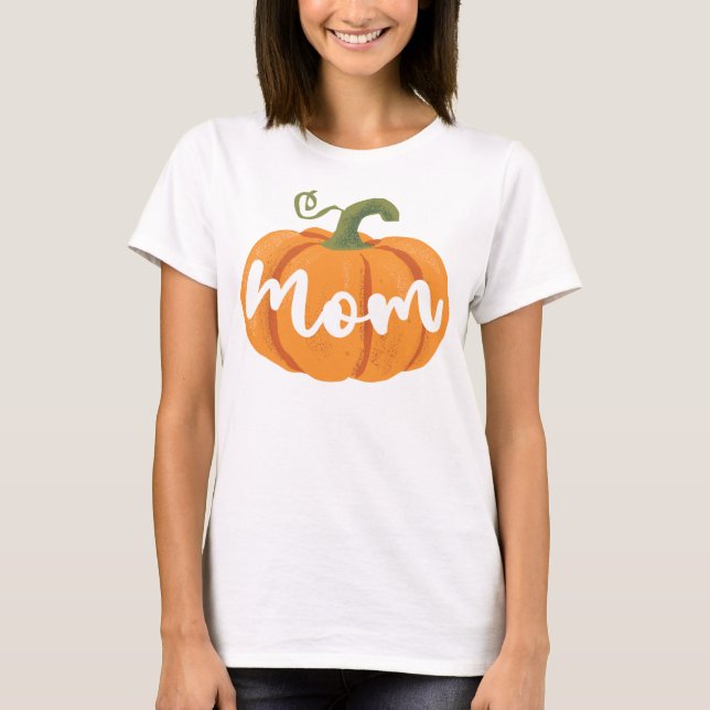 Camiseta Mamãe Pumpkin Um Aniversário Matando Família (Frente)