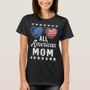 Camiseta Mamãe Quarto De Julho Mulher Todos Nós Mãe America
