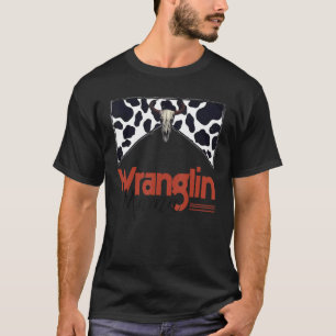 Camiseta Mamãe Que Domina Crânio de Touro Bovino Impressão