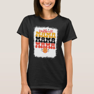 Camiseta Mamãe Retro Softball Mamãe Mães