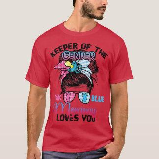 Camiseta Mamãe rosa ou azul ama você Gente de Óculos Arroad