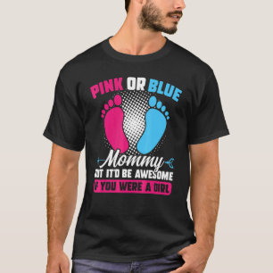 Camiseta Mamãe rosa ou azul, mas gênero fantástico mostra c