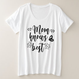 Camiseta Mamãe sabe o melhor
