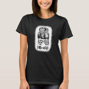 Camiseta Mamãe Saltou A Vida Futebol Esportivo Mama Cabelo 