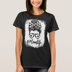 Camiseta Mamãe Sanduíche Mamãe Leopard Soccer Mensageiro