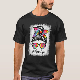 Camiseta Mamãe Sangrava A Vida Cabelo Maluco Tie Dye Mulher