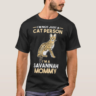 Camiseta Mamãe Savannah, dono do gato