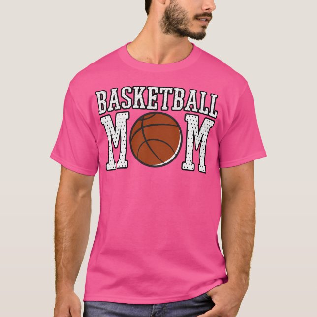 Camiseta Mamãe Shirts de basquete (Frente)