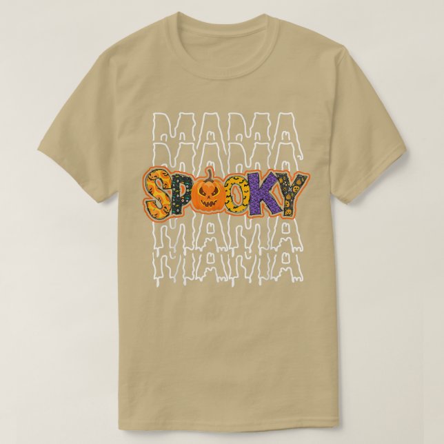 Camiseta Mamãe Spooky Tee, Mamãe Spooky Tee, Spooky Season  (Frente do Design)