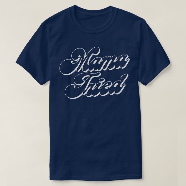 Camiseta Mamãe Tentou 1 (Frente do Design)