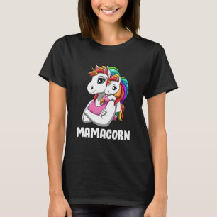 Camiseta Mamãe Unicórnio com Dois Filhos Mãe Legal 2