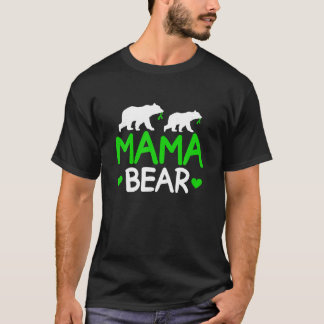 Camiseta Mamãe Ursa Célula Cerebral Mãe De Uma Pálsia Cereb
