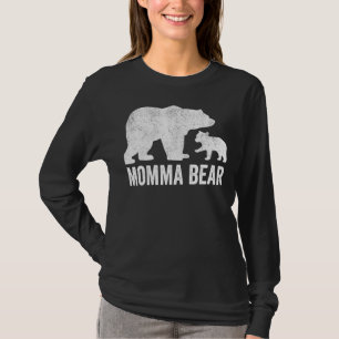 Camiseta Mamãe Ursa Dia de as mães Engraçado Cub Vovó