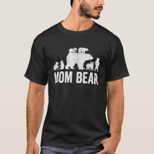 Camiseta Mamãe Ursa Dia de as mães S, Mãe Engraçada Sei