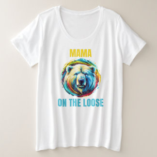 Camiseta Mamãe Ursa No Alce