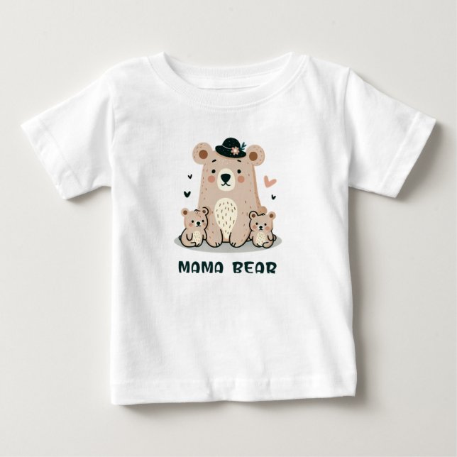 CAMISETA MAMÃE URSO (Frente)