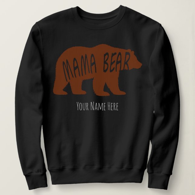 CAMISETA MAMÃE URSO (Frente do Design)