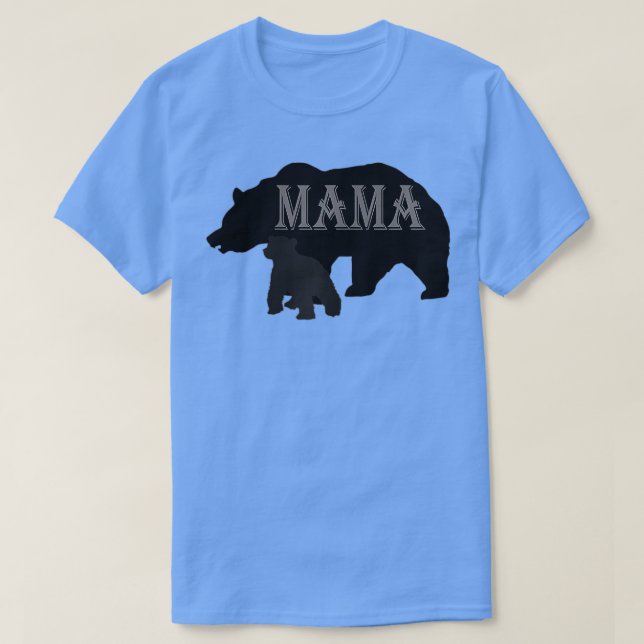 Camiseta Mamãe Urso com Cub (Frente do Design)