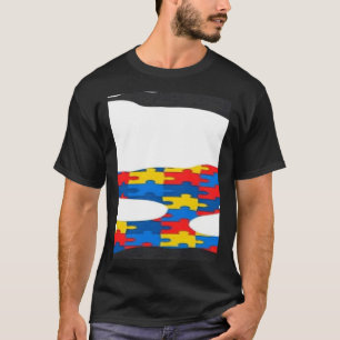 Camiseta Mamãe Urso Conscientização do Autismo Fofa Mãe de 