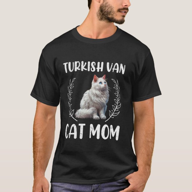 Camiseta MAMÃE VAN TURCO Gata Van Turca Mãe Van Turca (Frente)