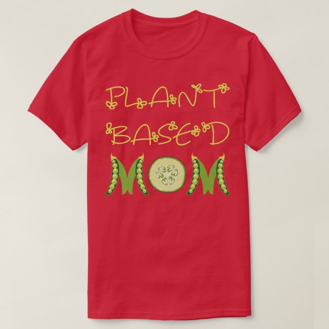 Camiseta Mamãe Vegan (Frente do Design)