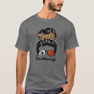 Camiseta Mamãe Vida Mensageira Cabelo de Arma Engraçado H