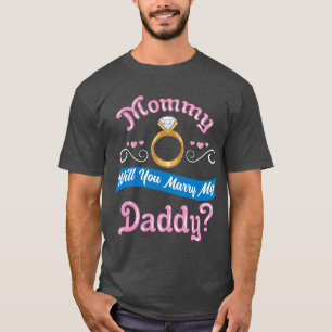 Camiseta Mamãe Você Casado Minha Proposta de Casamento g