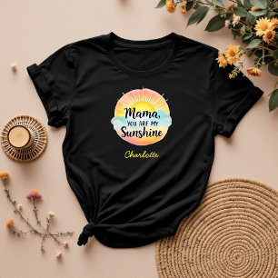 Camiseta Mamãe, Você É Minha Luz Doce e Sentimental Mãe