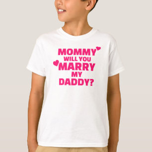 Camiseta Mamãe você vai casado meu pai