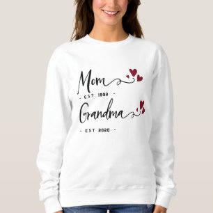 Camiseta Mamãe Vovó EST. Presente Para Mãe Personalizada