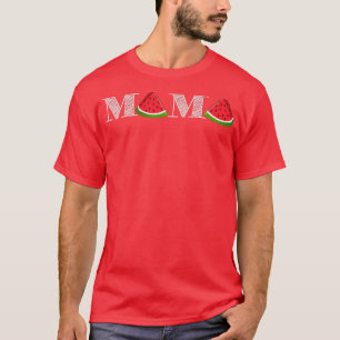Camiseta Mamãe Watermelon Funny Summer Fruta Excelente Avó 