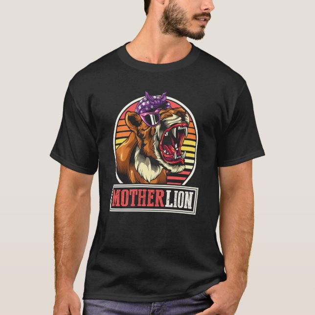 Camiseta Mamãe Zoo Guardião Mãe Zoo Mulheres Animais Presen (Frente)