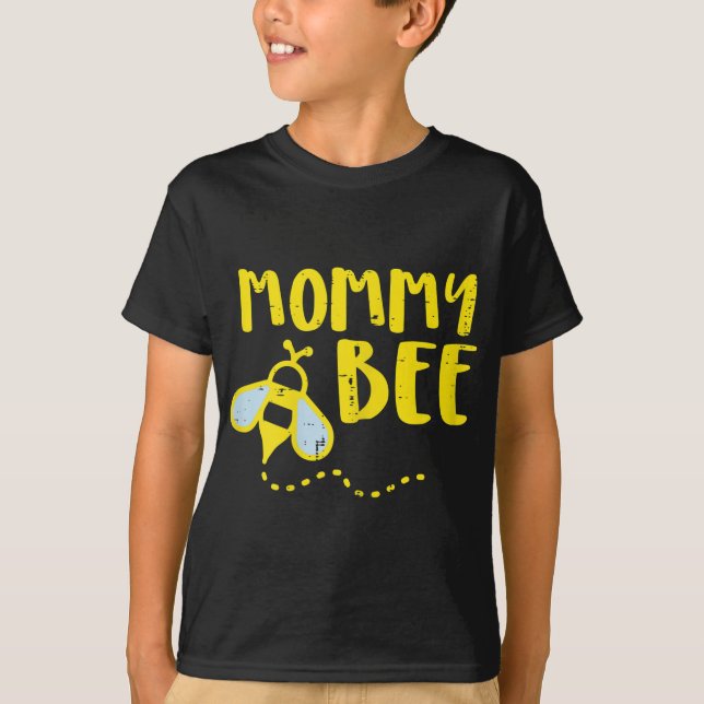 Camiseta Mamães Abelhas Correspondendo Abelhas Mamãe Mulher (Frente)