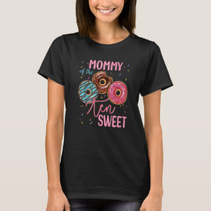 Camiseta Mamães Da Doce Dez Festa de aniversário 10ª Rosqui