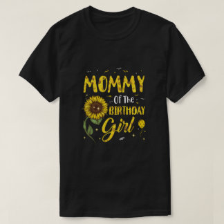 Camiseta Mamães Da Garota De Aniversário Mamãe Dons De Gira