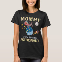 Mamães Da Matriz Familiar Astronauta De Aniversári