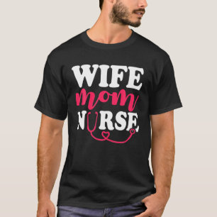 Camiseta Mamães de Enfermeiro Trabalhadora de saúde mam