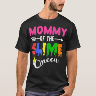 Camiseta Mamães De Mulheres Da Rainha Birthday Trendy Fami