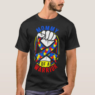 Camiseta Mamães De Um Combate À Consciência Do Autismo Do G