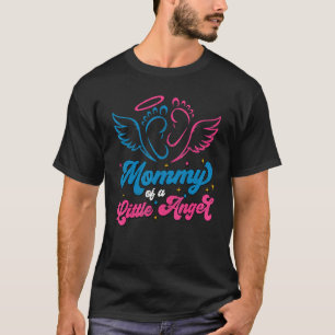 Camiseta Mamães De Um Pouco De Gravidez Anjo E Perda De Cri