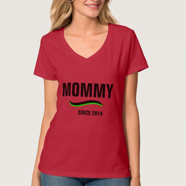 Camiseta Mamães Desde 2014 (Frente)