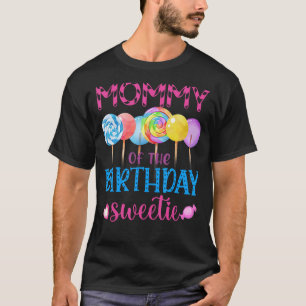 Camiseta Mamães Do Aniversário Docinho Candyland Candy Birt