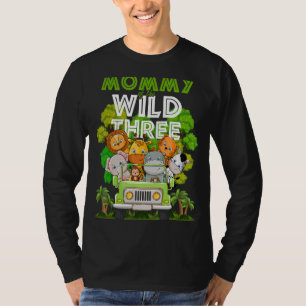 Camiseta Mamães Do Caminhão Selvagem De Três Jardins Zoológ