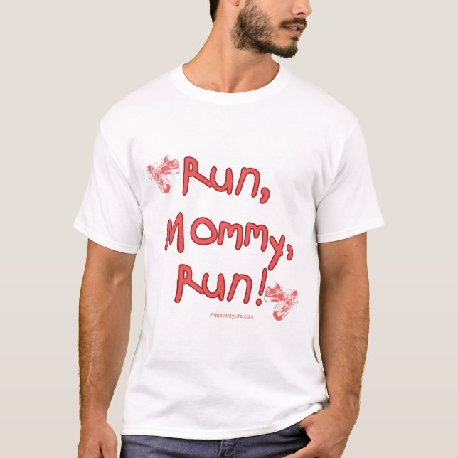 Camiseta Mamães do funcionamento funcionadas - rosa (Frente)