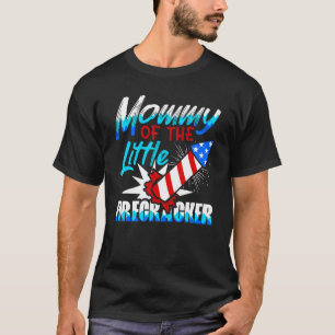 Camiseta Mamães Do Pequeno Fogueiro 4 De Julho De Birthd