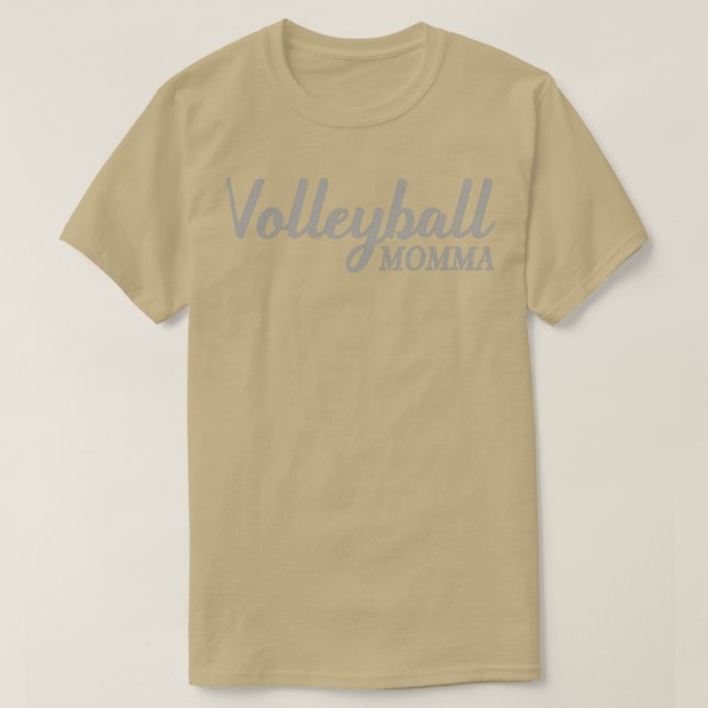 Camiseta Mamães Engraçadas De Voleibol Mamãe Para Mães (Frente do Design)