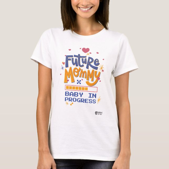Camiseta Mamães Futuras Brancas (Frente)