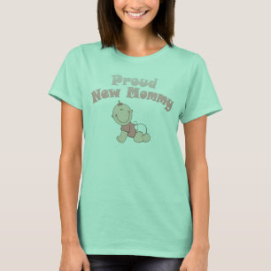 Camiseta Mamães novas orgulhosas, mamã nova