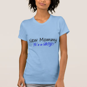 Camiseta Mamães novas suas um menino