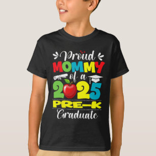 Camiseta Mamães Orgulhosas De Pré-Graduação Do Formando Pré
